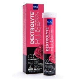Intermed Dextrolyte Plus Raspberry Ηλεκτρολύτες με Γέυση Βατόμουρο 20tabs Αναβράζοντα