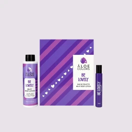 Aloe+ Colors ПРОМО 2024 Подаръчен комплект Be Lovely с парфюм 10 мл и млечен лосион за тяло 150 мл