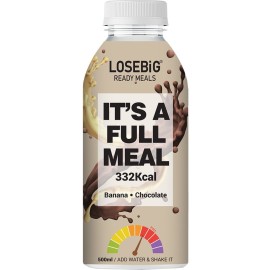 Losebig Its a Full meal Υγιεινό Γεύμα για τον Έλεγχο του Σωματικού Βάρους 500ml Banana - Chocolate 332Kcal