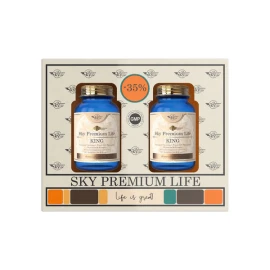 Sky Premium Life PROMO King Eros Formula с антиоксиданти за повишаване на мъжкото либидо 2x60 капсули