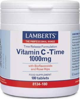 Lamberts Vitamin C Time Release 1000mg 180tabs