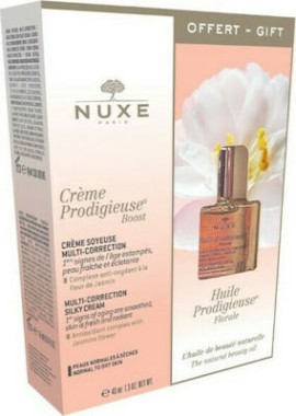 NUXE Creme Prodigieuse Boost Silky Cream 40ml & ΔΩΡΟ Huile Prodigieuse Floral 10ml