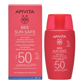 Apivita Bee Sun Safe Αντηλιακή Λεπτόρευστη Κρέμα Προσώπου SPF50 50ml