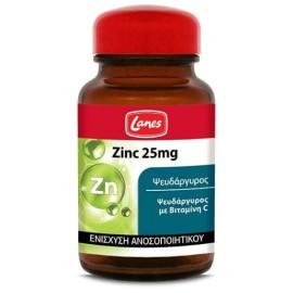 Lanes Zinc 25mg με Ψευδάργυρο και Βιταμίνη C 30caps