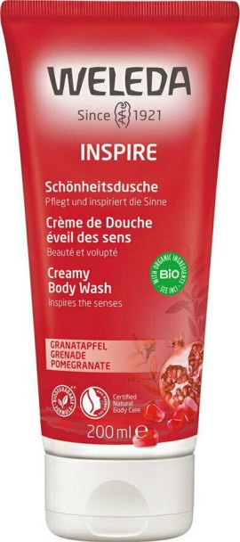 Weleda Inspire Pomegranate Κρεμώδες Αφρόλουτρο με Ρόδι 200ml