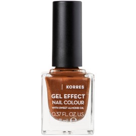 KORRES GEL EFFECT NAIL COLOUR 66 Aegean Bronze 11ml