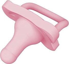 Dr. Browns Happy Paci Πιπίλα Όλο Σιλικόνη για την Περίοδο της Οδοντοφυΐας, Pink 0m+ 1τμχ PS11007