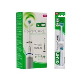 Gum 4200 PowerCΑRE Recharge Ηλεκτρική Οδοντόβουρτσα 1τμχ & ΔΩΡΟ Ανταλλακτικές Κεφαλές 2τμχ