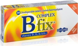 UniPharma B Complex Fix 30 таблетки за дъвчене