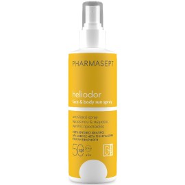 Pharmasept Heliodor Face and Body Sun Spray SPF50 Αντηλιακό Προσώπου και Σώματος σε Spray 165gr