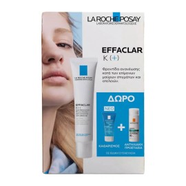 La Roche Posay PROMO 2024 με Effaclar K (+) 40ml & ΔΩΡΟ Effaclar Gel 50ml & Δείγμα Anthelios Oil Correct Spf50+ Photocorrection Daily 3ml