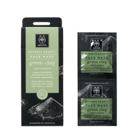 Apivita Express Beauty Face Mask Green Clay 2x8ml