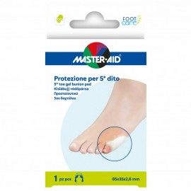 Master Aid Προστατευτικό Επίθεμα Gel για το Μικρό Δάχτυλο του Ποδιού 65x35x2.6mm, 1τμχ