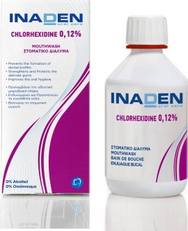 Inaden Chlorhexidine 0.12% Στοματικό Διάλυμα με Χλωρεξιδίνη 250ml