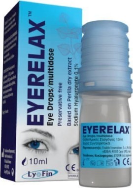 Lyofin Eye Relax Οφθαλμικές Σταγόνες με Υαλουρονικό Οξύ 10ml