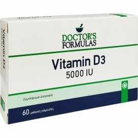 Витамин D3 на Doctors Formulas 5000 IU 60 капсули