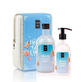 Lavish Care XMAS PROMO 2025 Frosted Ginger Cookies με Bath & Shower Gel 500ml & Glitter Body Lotion 300ml & ΔΩΡΟ Νεσεσέρ