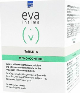 Intermed Eva Intima Tablets Meno-Control με Ισοφλαβόνες Σόγιας για την Εμμηνόπαυση 90tabs