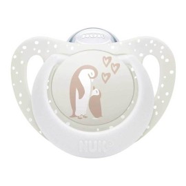 Nuk First Choice Ορθοδοντική Πιπίλα Σιλικόνης 0-6m Λευκό 1τμχ 10.175.384