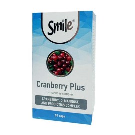 Smile Cranberry Plus Ενισχυμένη Φόρμουλα για την Υγεία του Ουροποιητικού 60caps