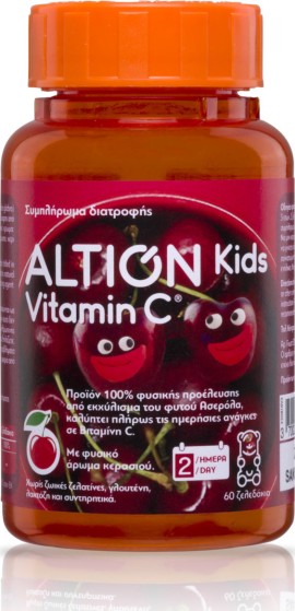 Altion Kids Vitaminc C 60 ζελεδάκια