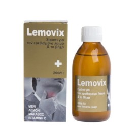 Biopharm Lemovix Σιρόπι για τον Ερεθισμένο Λαιμό και Βήχα 200ml