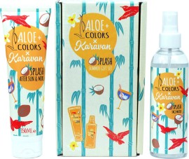 ALOE+COLORS X Karavan Splash Summer Box Face Water 200ml and After Sun 150ml