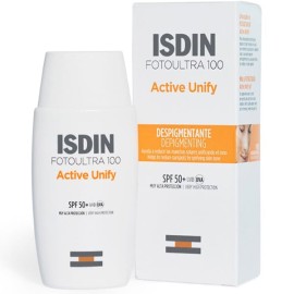 ISDIN Active Unify Fusion Fluid SPF100 Αντηλιακό για Μείωση και πρόληψη των σκούρων κηλίδων 50ml