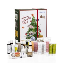 Korres XMAS Advent Calendar 2025 Limited Edition, Ημερολόγιο Αντίστροφης Μέτρησης Χριστουγέννων με 24 Δώρα