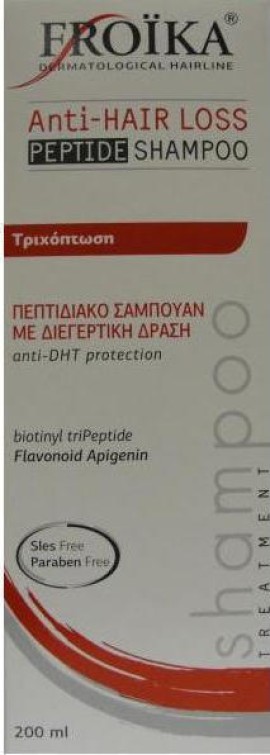 Froika Anti-Hair Loss Peptide Shampoo Πεπτιδιακό Σαμπουάν κατά της Τριχόπτωσης 200ml