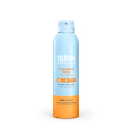 Isdin Fotoprotector Transparent Wet Skin Αδιάβροχη Αντηλιακή Λοσιόν για το Σώμα SPF50+ σε Spray 250ml