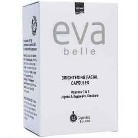 Intermed Eva Belle Brightening Facial Capsules, Ορός Προσώπου σε Κάψουλες με Υψηλή Συγκέντρωση σε Βιταμίνες C και Ε, 32τμχ