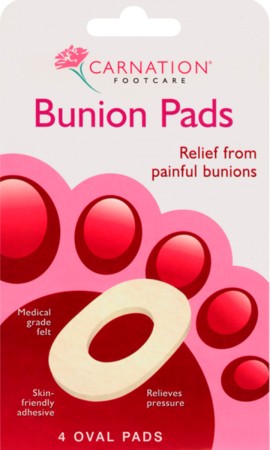 Carnation Bunion Pads Αυτοκόλλητα Προστατευτικά Δαχτύλων 4τμχ