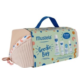 Mustela PROMO 2026 Goodie Bag με Gentle Cleansing Gel-Καθαριστικό Τζελ, 200ml & Musti Scented Water 50ml & Hydra Bebe Facial Cream 40ml & Hydra Bebe Body Lotion 50ml & ΔΩΡΟ Πρακτικό Nεσσεσέρ