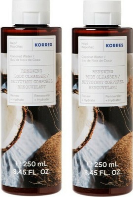 Korres Renewing Coconut Water Αφρόλουτρο Νερό Καρύδας 1+1 ΔΩΡΟ 2x250ml