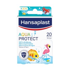 Hansaplast Aqua Protect Παιδικά Αδιάβροχα Αυτοκόλλητα Επιθέματα Aqua 20τμχ