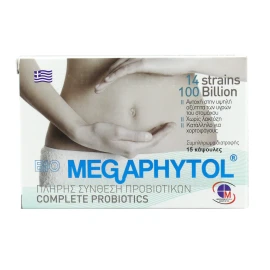 Medichrom Bio Megaphytol 100b Пробиотици и пребиотици 15 капсули