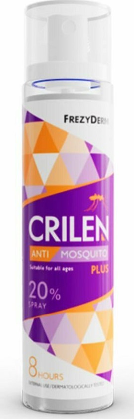 Frezyderm Crilen Anti Mosquito Plus 20% Aοσμο Εντομοαπωθητικό Σπρέι 100ml