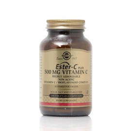 Solgar Ester-C Φυσική Βιταμίνη C 500mg με Αντιοξειδωτικά 100caps