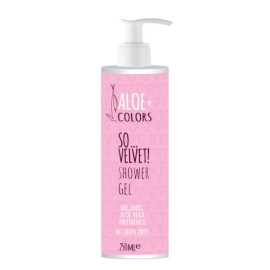 ALOE+COLORS Shower Gel So Velvet Κρεμώδες Αφρόλουτρο Πούδρα 250ml