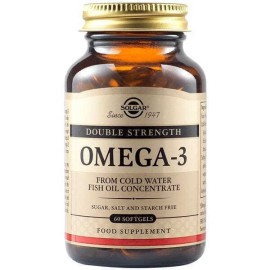 Solgar Double Strength Omega 3 Fish Oil 60softgels