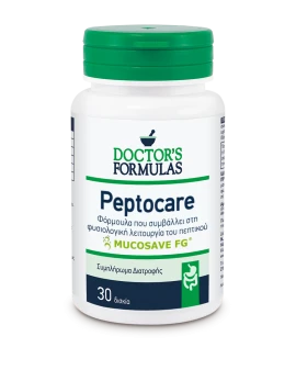 Doctors Formulas PEPTOCARE Формула за нормална функция на храносмилателните ензими 30 капсули