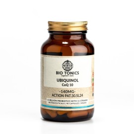 Bio Tonics Ubiquinol Co Q10 140mg 90 φυτικές κάψουλες