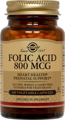 Solgar Folacin FOLIC ACID 800μg 100tabs