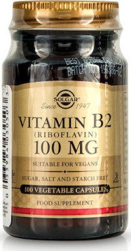 Solgar Vitamin B2 100mg 100caps