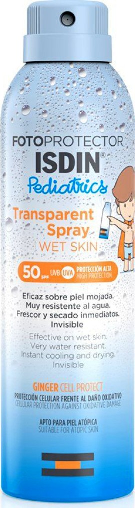 Isdin Fotoprotector Pediatrics Wet Skin SPF50 Αδιάβροχο Παιδικό Αντηλιακό Spray 250ml