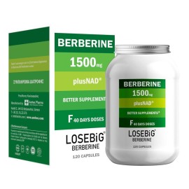 Losebig Berberine plus NAD, Βερβερίνη 1500mg 120caps