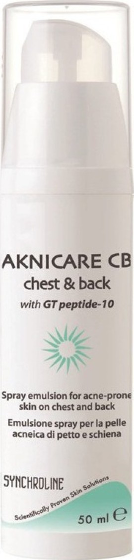 Synchroline Aknicare Spray Για Στήθος & Πλάτη Για Επιδερμίδες με Ακμή 100 ml