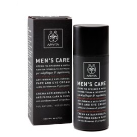 Apivita Mens Care Anti-Wrinkle Face and Eye Cream 50ml