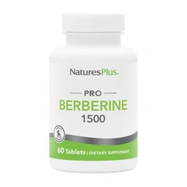 Хранителна добавка Natures Plus Berberine за контрол на захарта 1500 мг 60 капсули